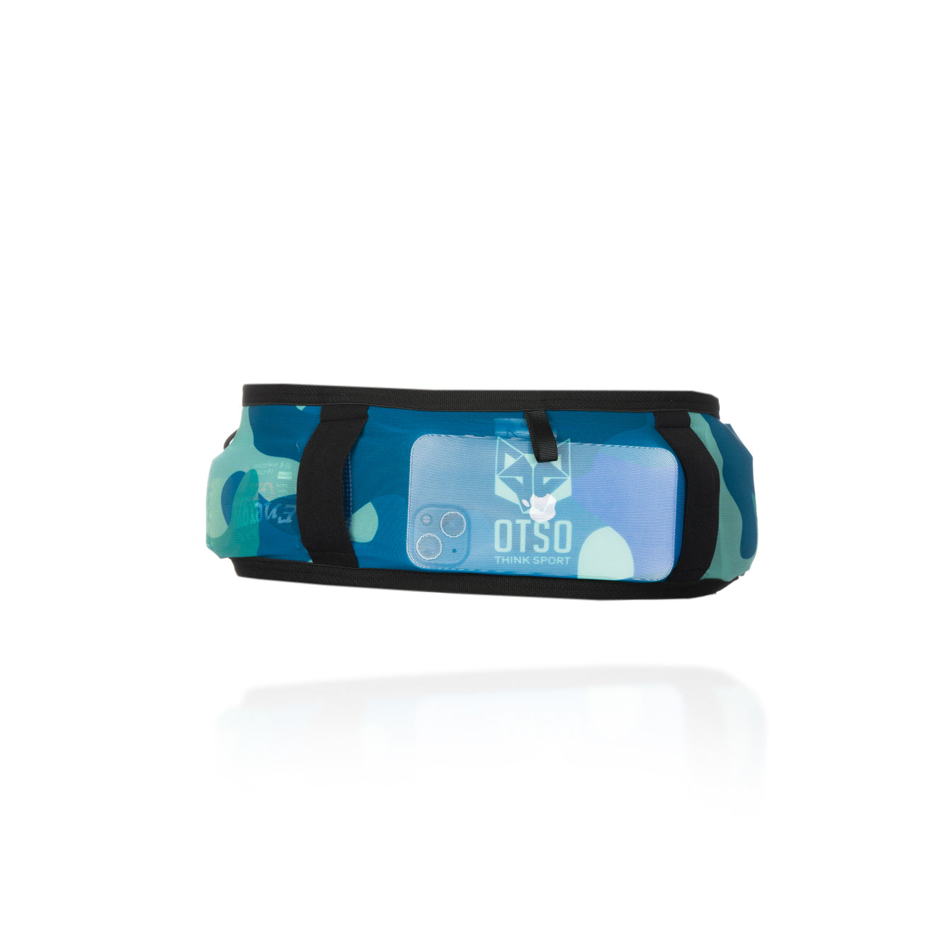 Ceinture de running unisex - Camo Blue