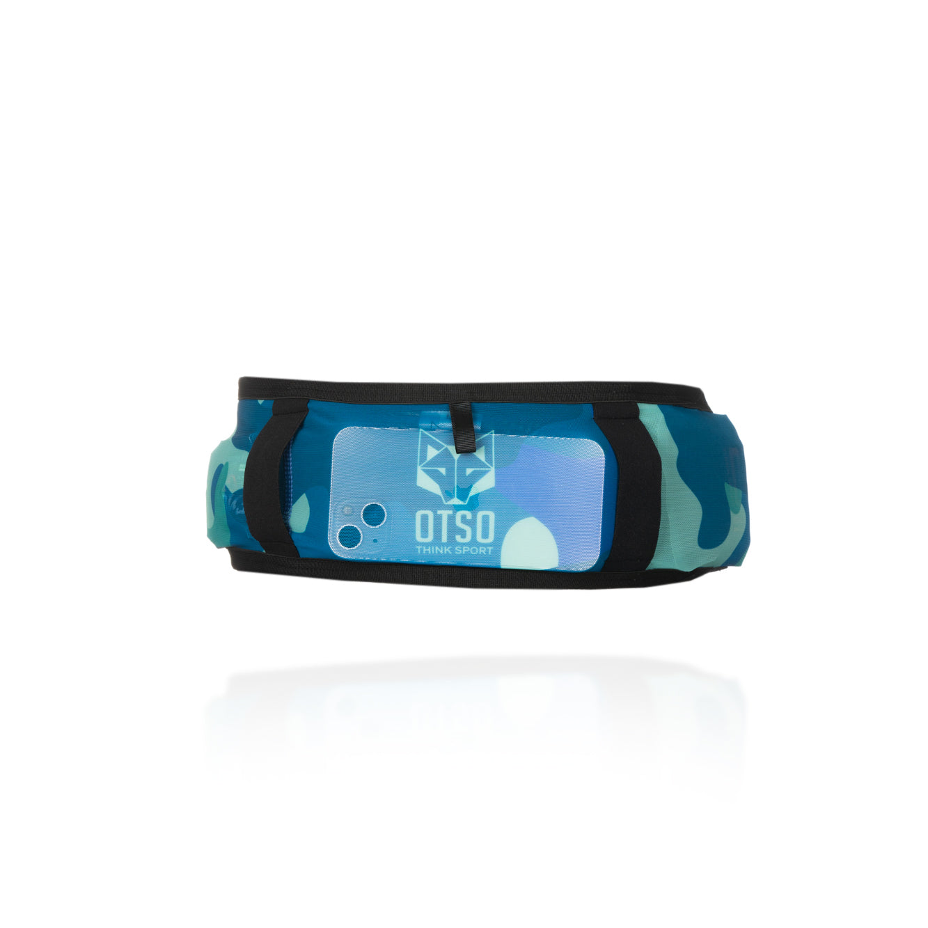 Ceinture de running unisex - Camo Blue