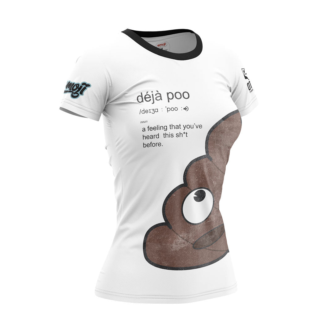 Women's short-sleeve shirt - Already Poop Emoji