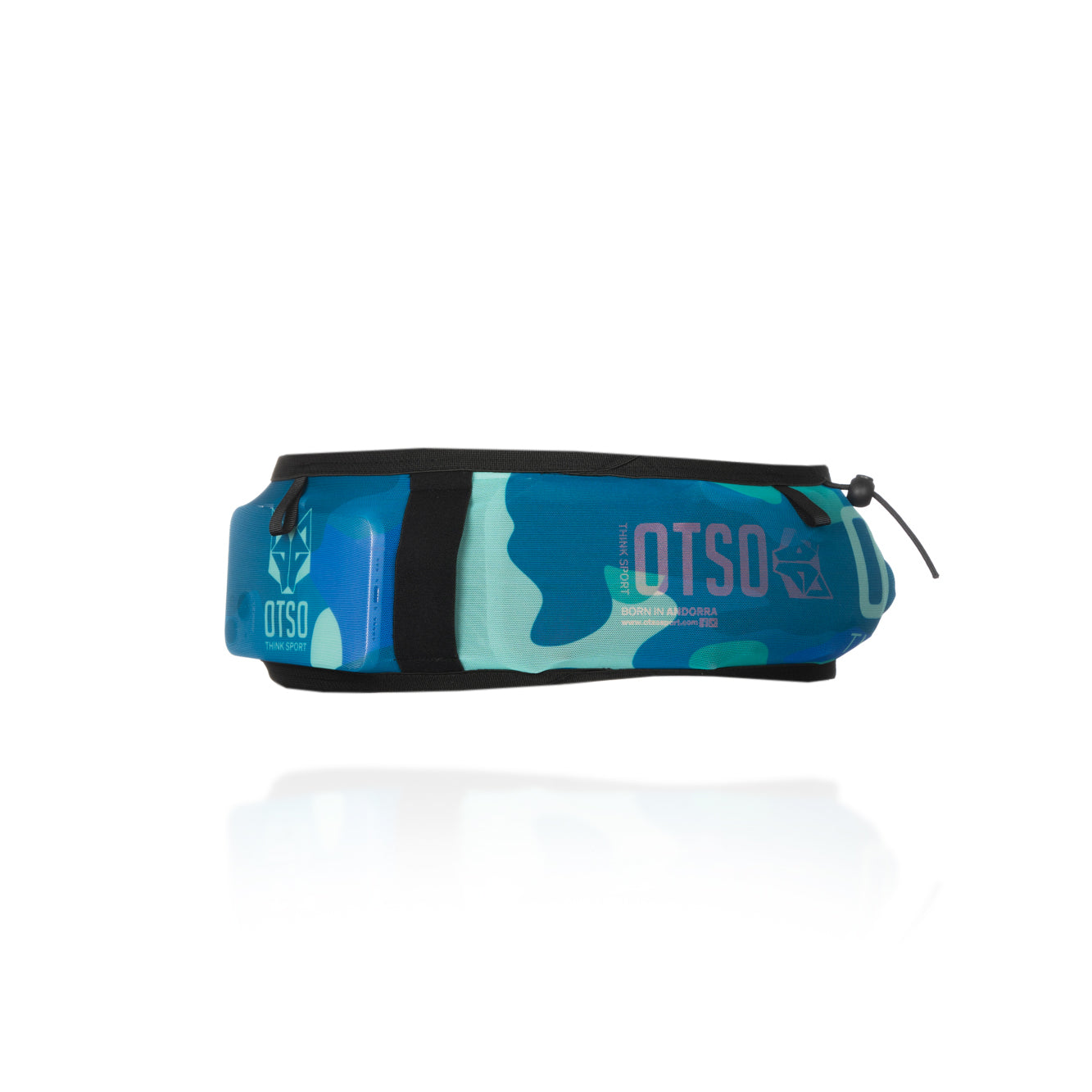 Ceinture de running unisex - Camo Blue
