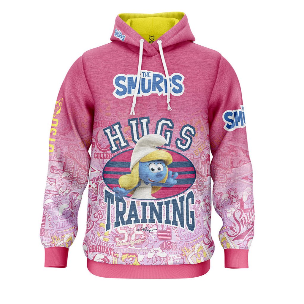 Hooded sweatshirt - Smurfs Embraces