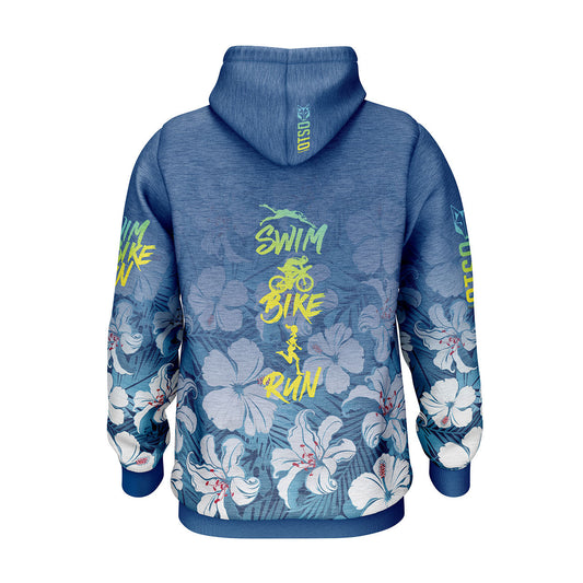 Felpa con cappuccio - Nuoto Ciclismo Corsa Fiore