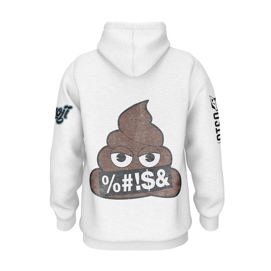 Hooded sweatshirt - Emoji Already Poo
