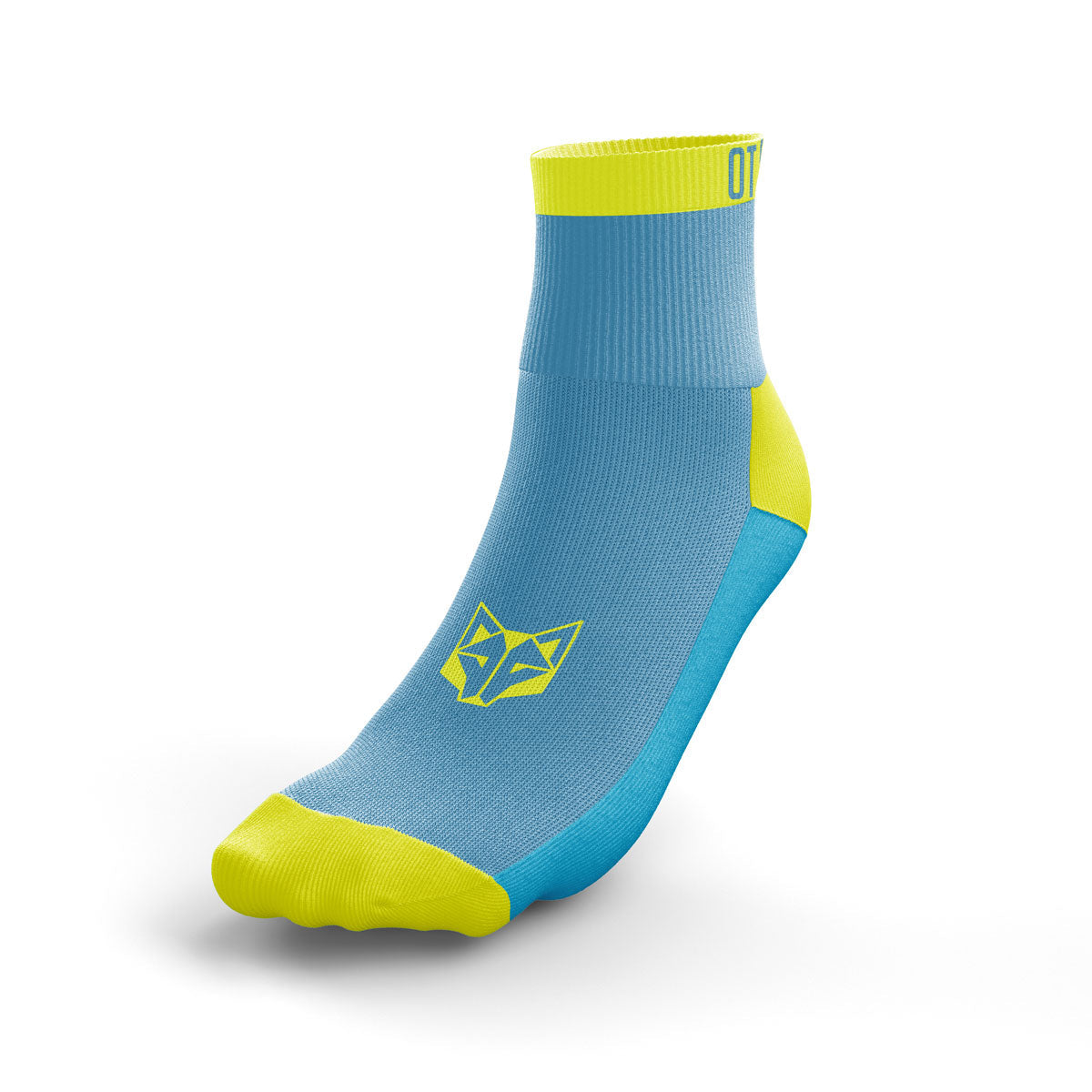 Multisport-Kurzsocken - Hellblau & Gelb