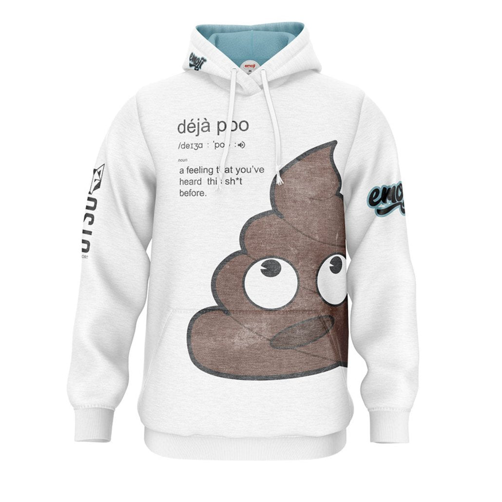Kapuzensweatshirt - Emoji Déjà Poo