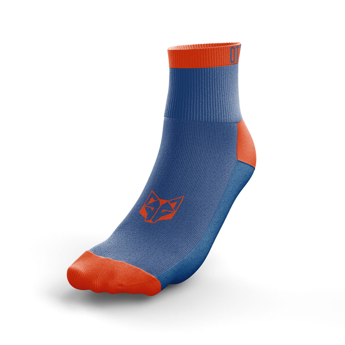 Low Multisport Socks - Navy Blue & Orange (Outlet)
