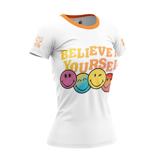 T-shirt Femme manches courtes- SmileyWorld Believe