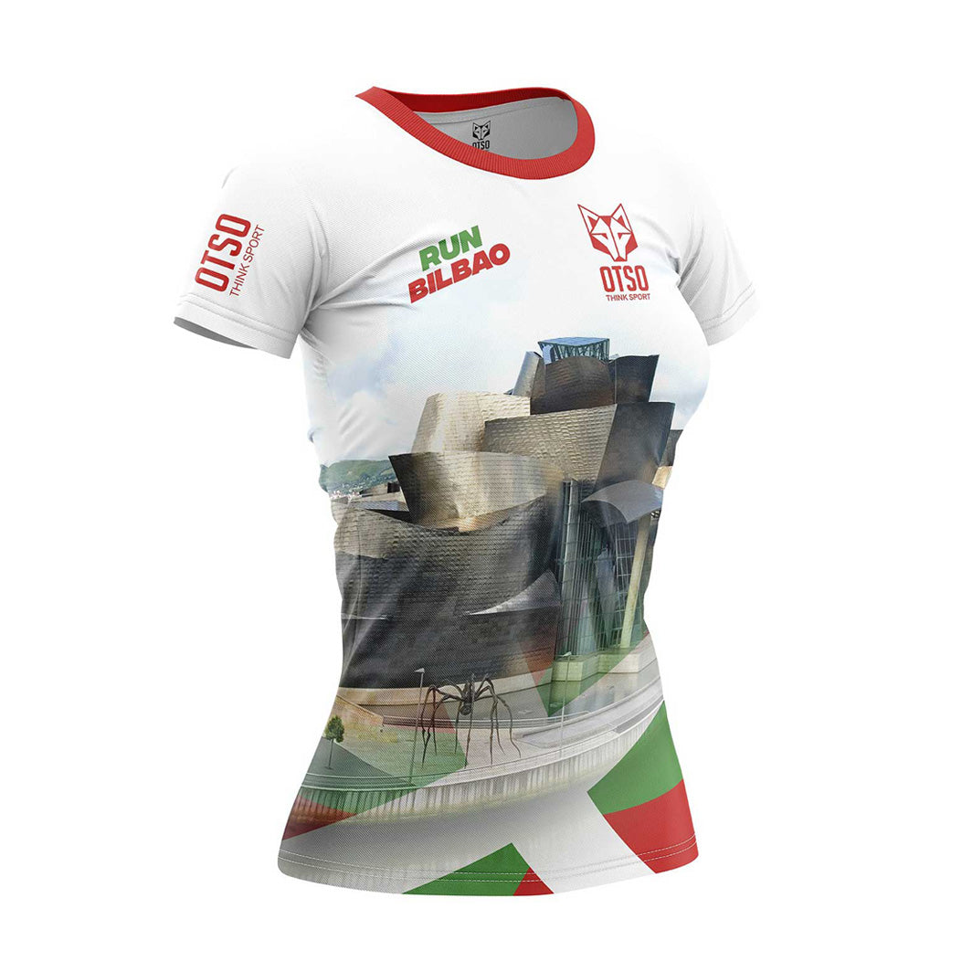 Women's short-sleeve shirt - Run Bilbao (Clearance)