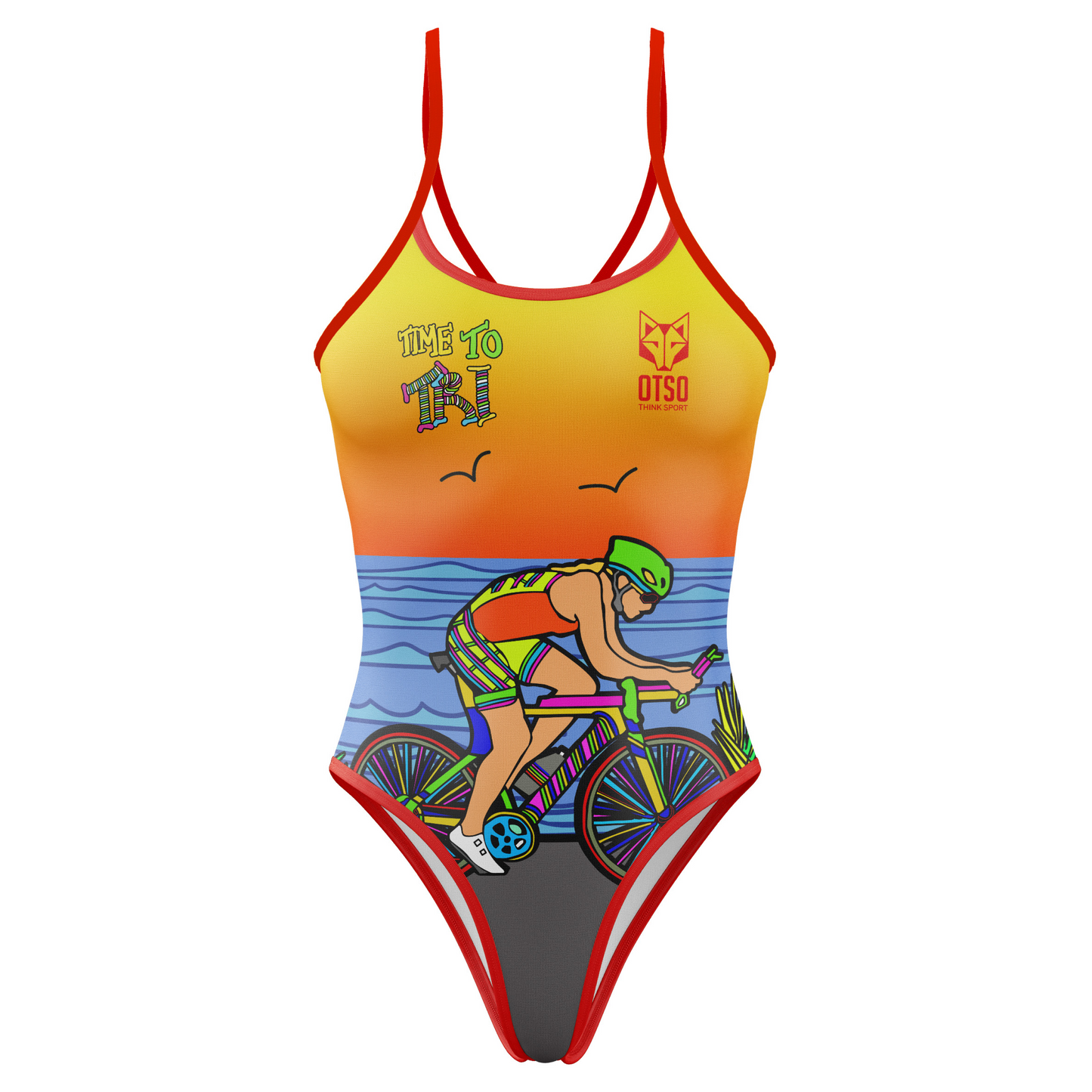 Maillot Femme - Time to tri Bike