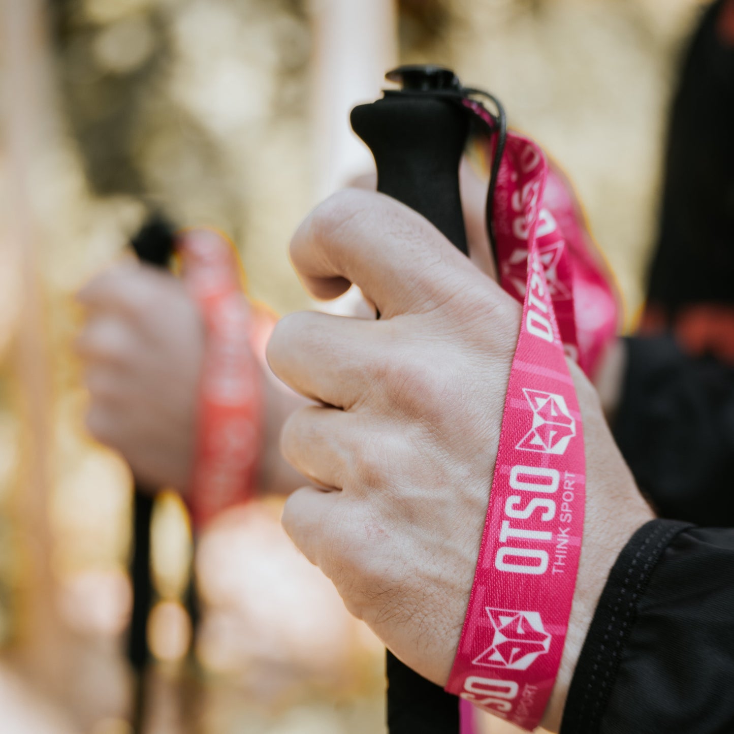 Bâtons trail ultralégers - Rose
