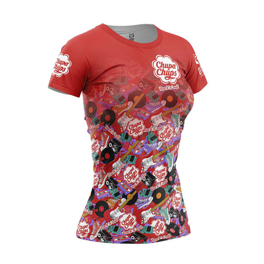 T-shirt Femme manches courtes - Chupa Chups Rock'n'Roll