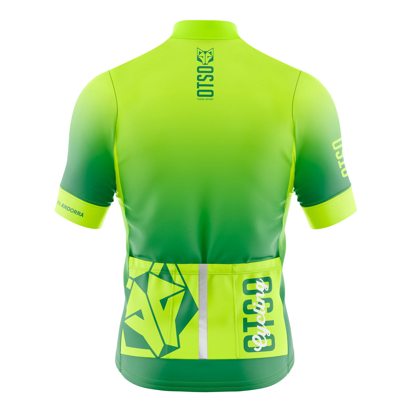 Maglia da ciclismo donna - Verde fluorescente (Svendita)