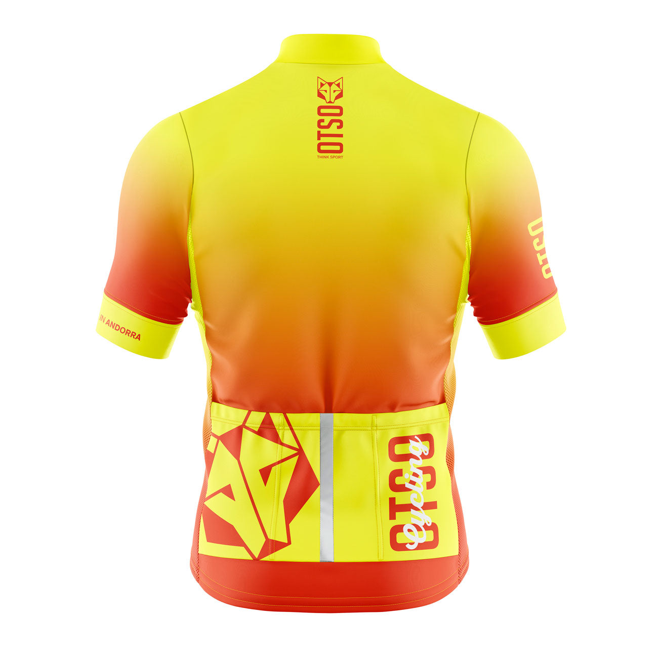 Maillot vélo Homme - Fluo Orange (Outlet)
