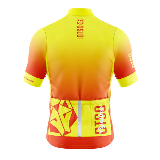 Maglia da ciclismo uomo - Arancione fluorescente (Svendita)
