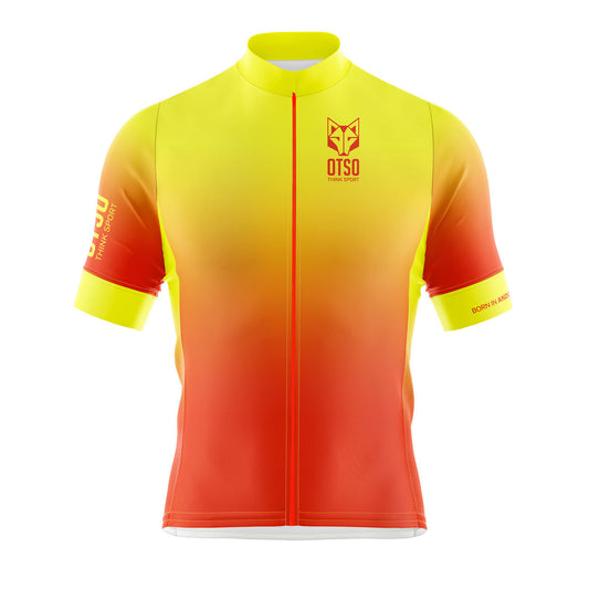 Herren-Fahrradtrikot - Leuchtendes Orange (Ausverkauf)