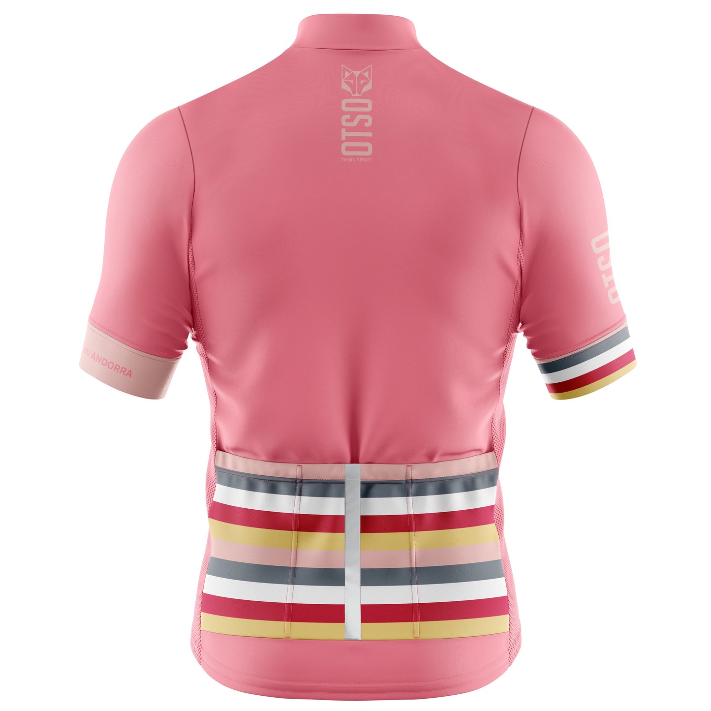 Maillot vélo Homme - Stripes Coral Pink (Outlet)
