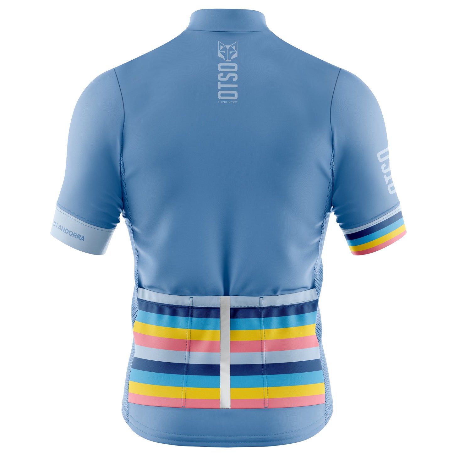 Maillot vélo Homme - Stripes Steel Blue (Outlet)