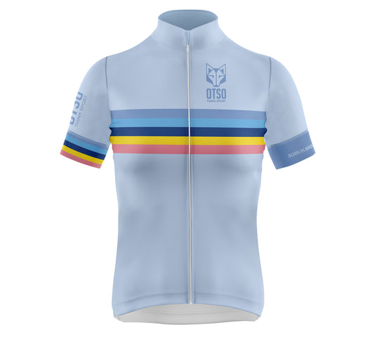 Fahrradtrikot Damen - Türkis gestreift (Ausverkauf)