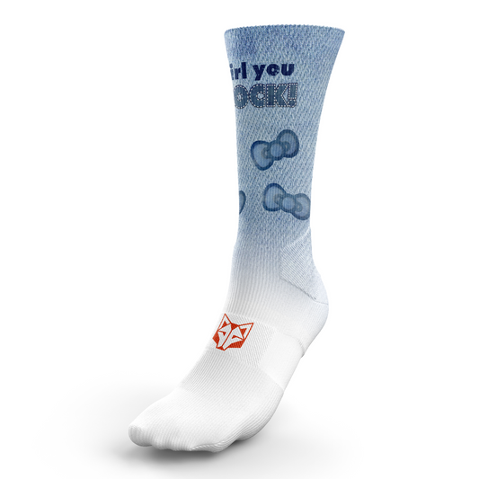 Chaussettes sublimées - Hello Kitty Denim