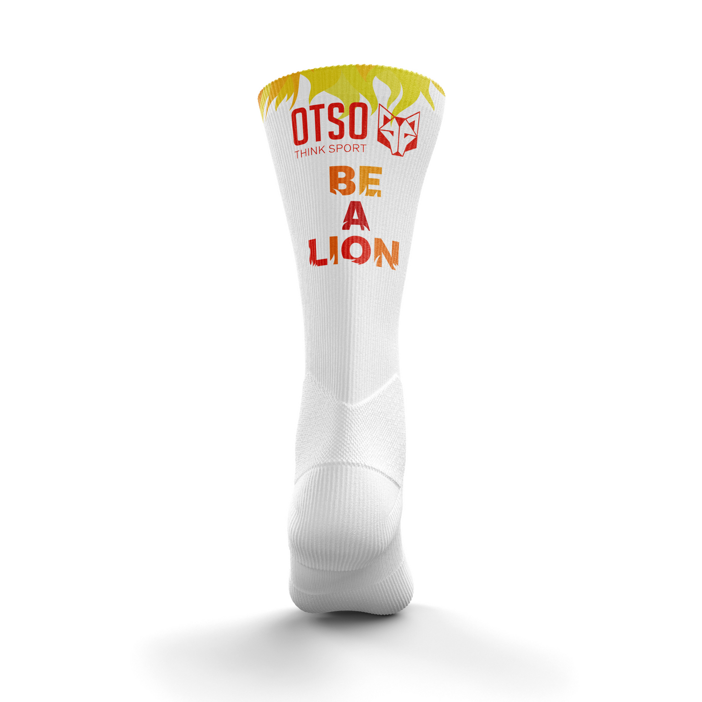 Chaussettes sublimées - Be A Lion Orange