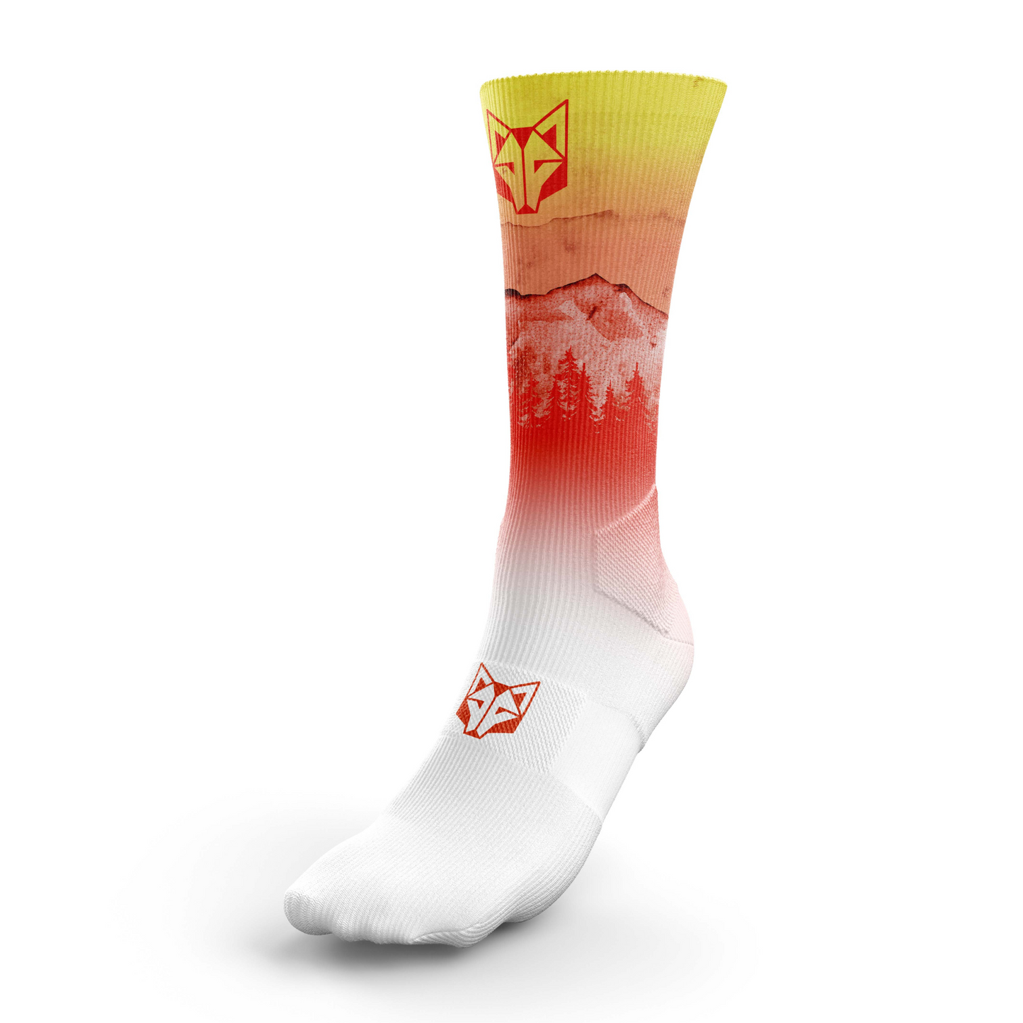 Chaussettes sublimées - Orange Forest