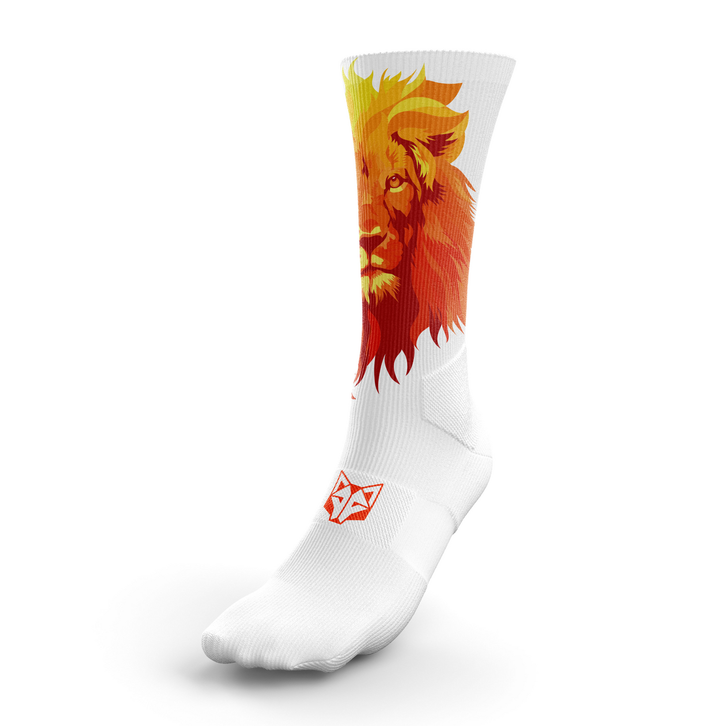 Chaussettes sublimées - Be A Lion Orange