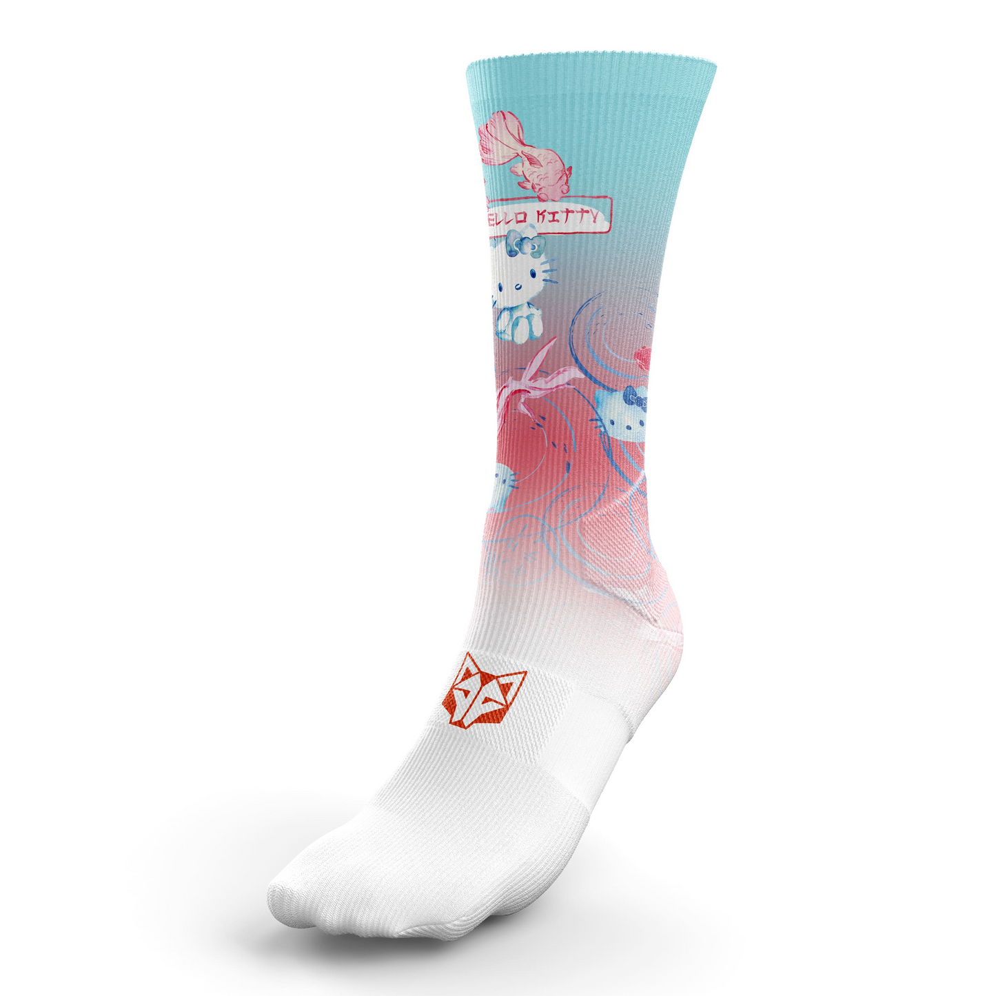 Chaussettes sublimées - Hello Kitty Wave