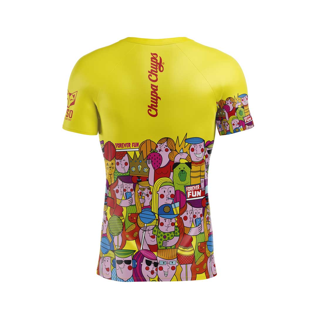Herren-T-Shirt mit kurzen Ärmeln - Chupa Chups Für Immer Spaß