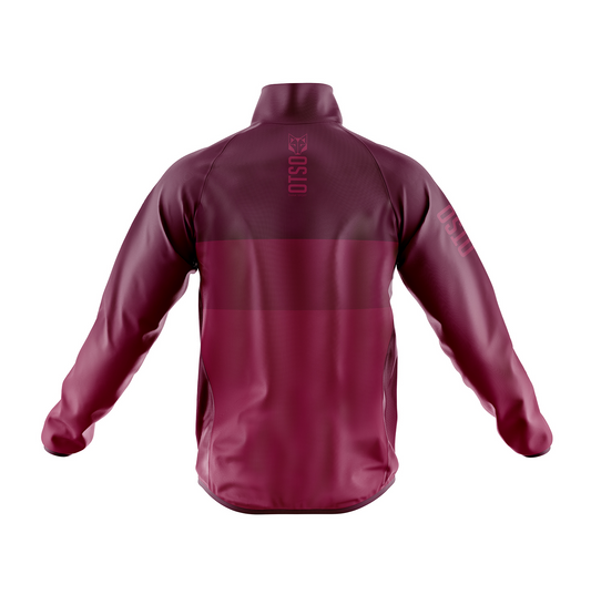 Giacca da ciclismo invernale uomo - Borgogna