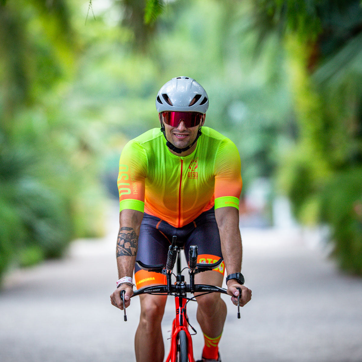 Men's Cycling Shirt - Bright Orange (Clearance)