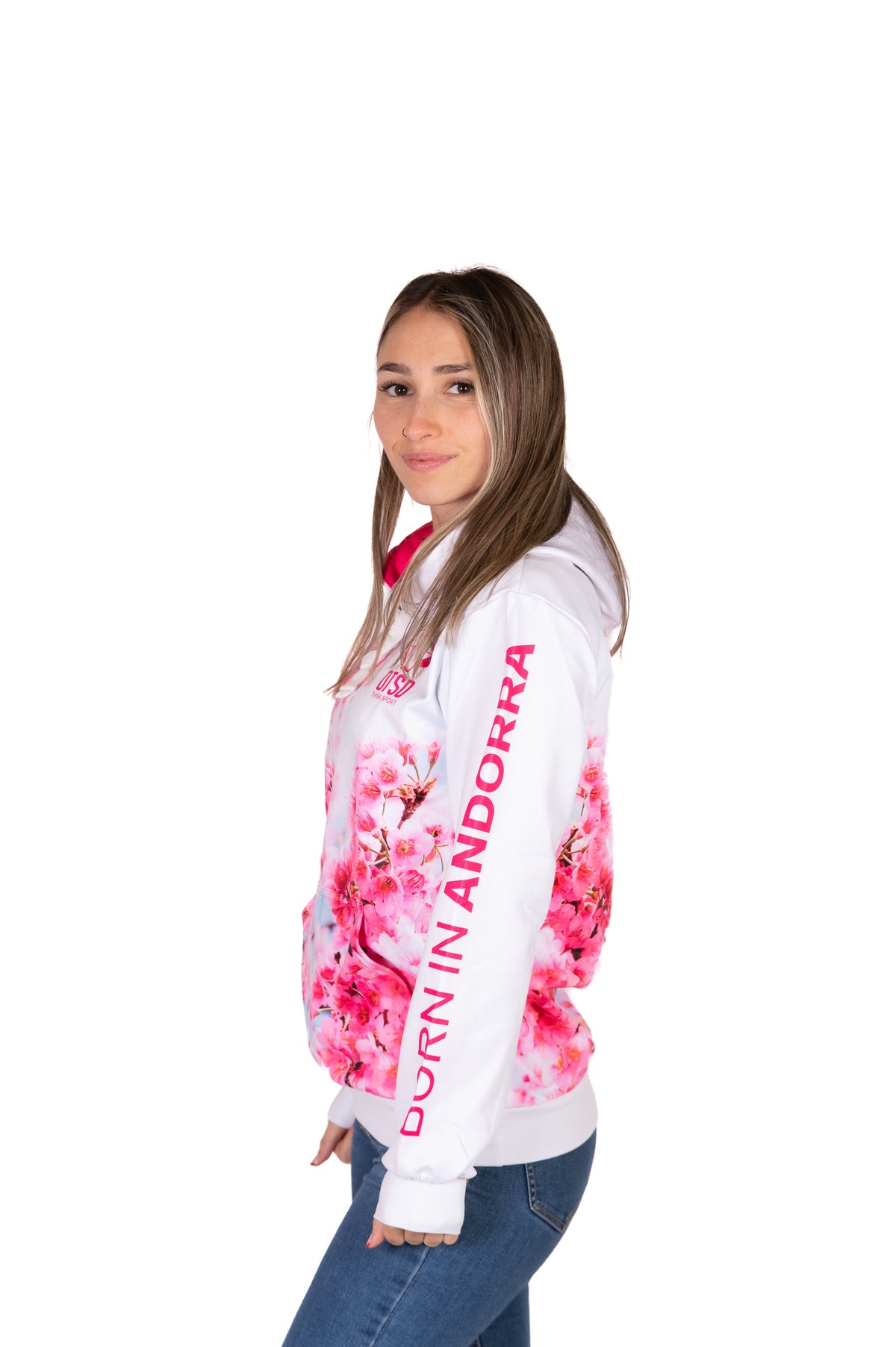 Hooded Sweatshirt - Almond Blossom