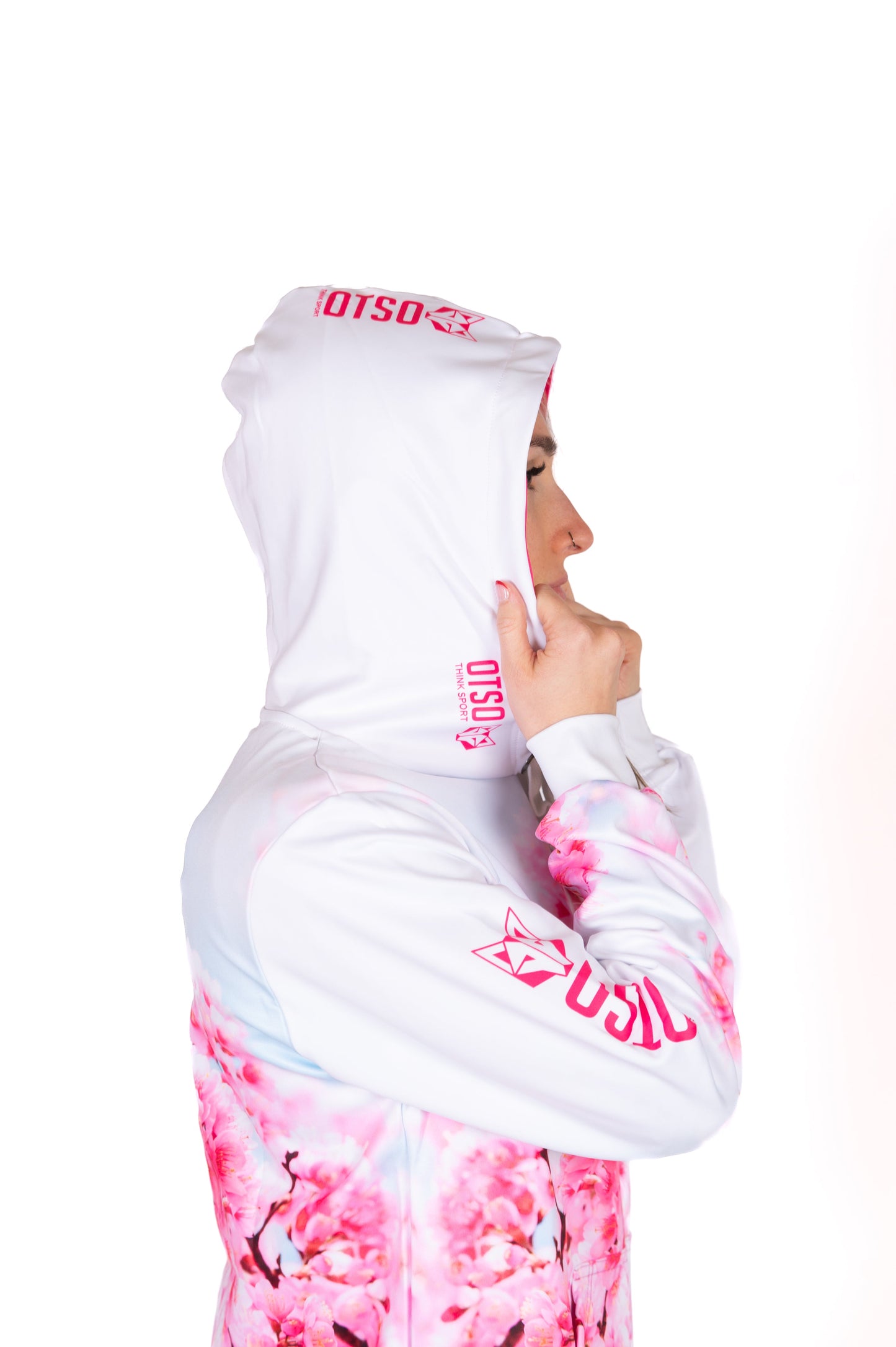 Kapuzensweatshirt - Mandelblüte