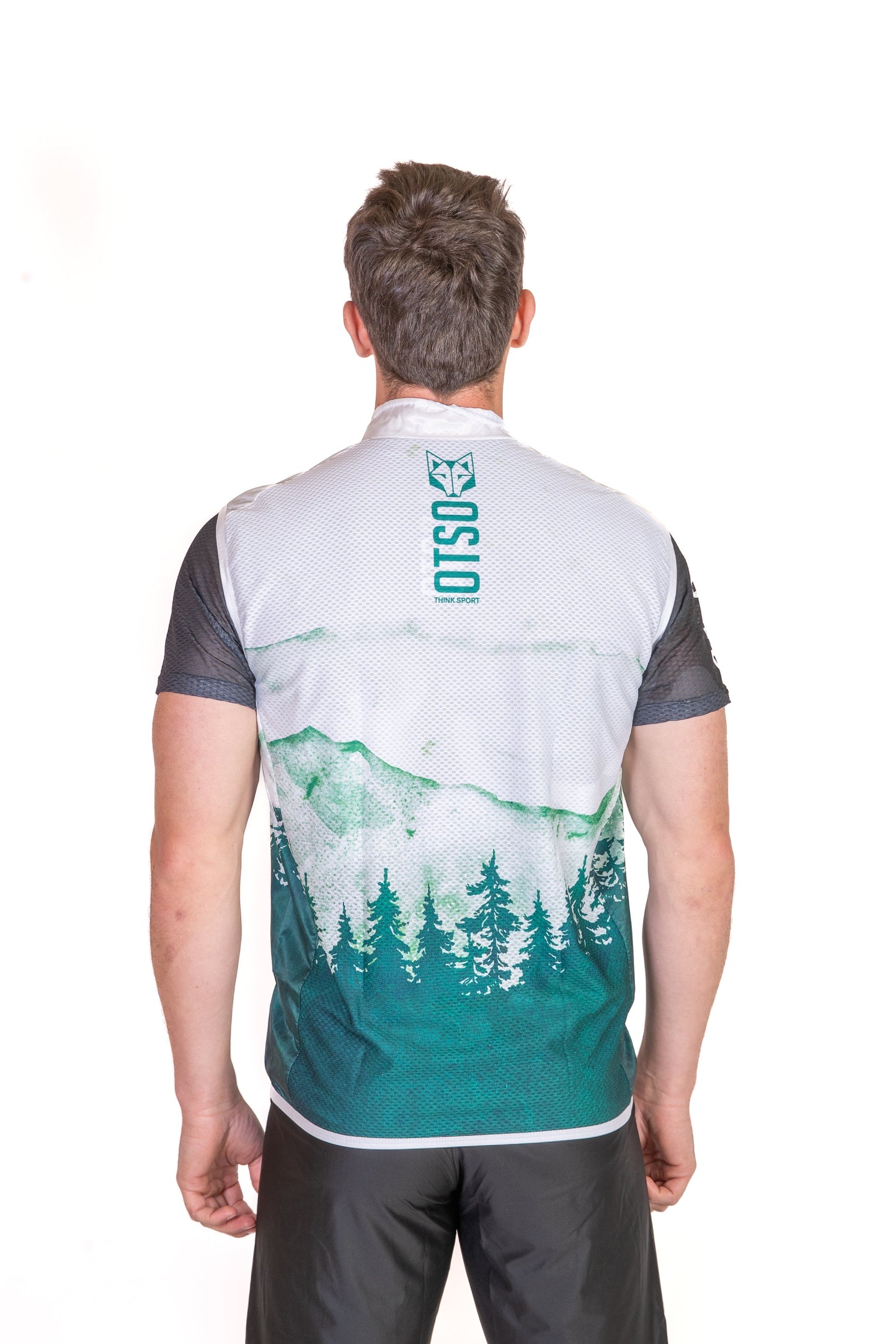 Unisex Running Vest - Green Forest
