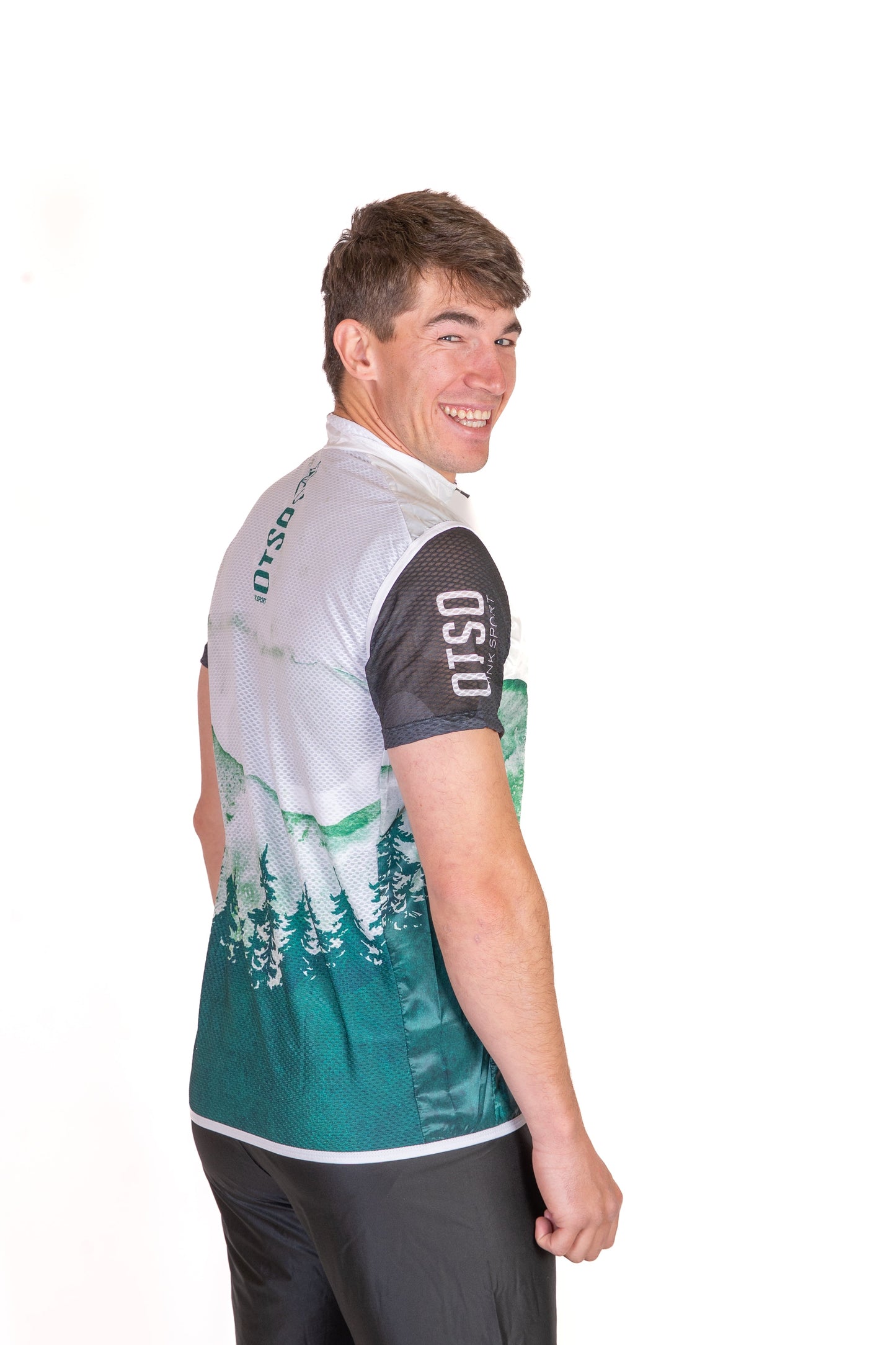 Unisex Running Vest - Green Forest