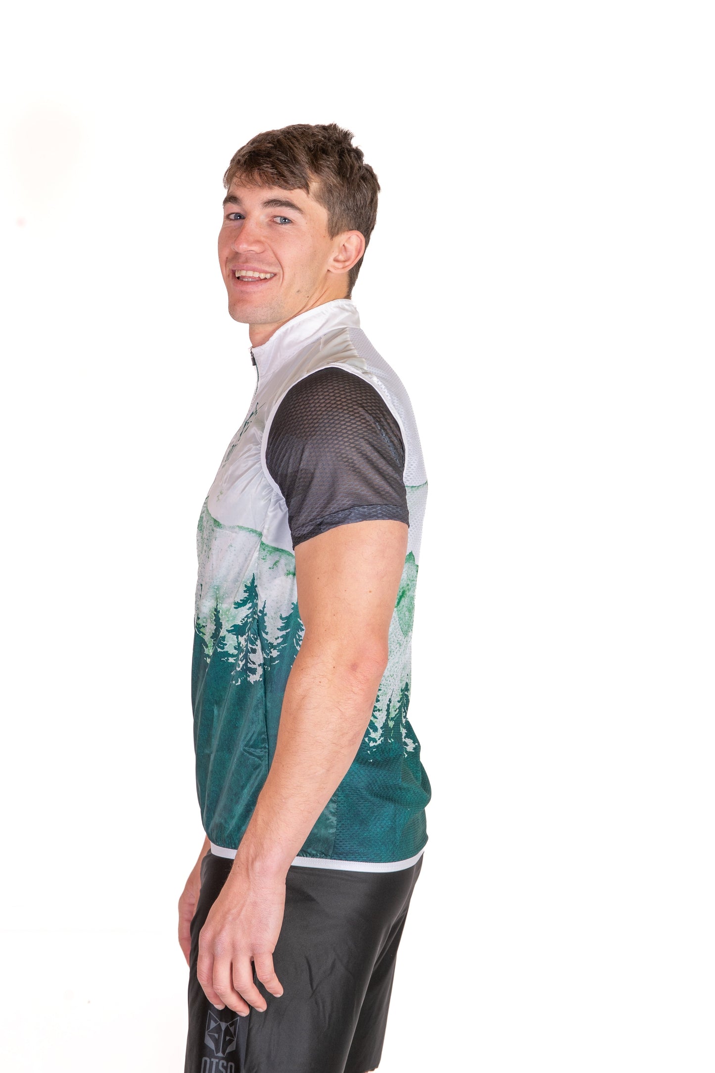 Unisex Running Vest - Green Forest