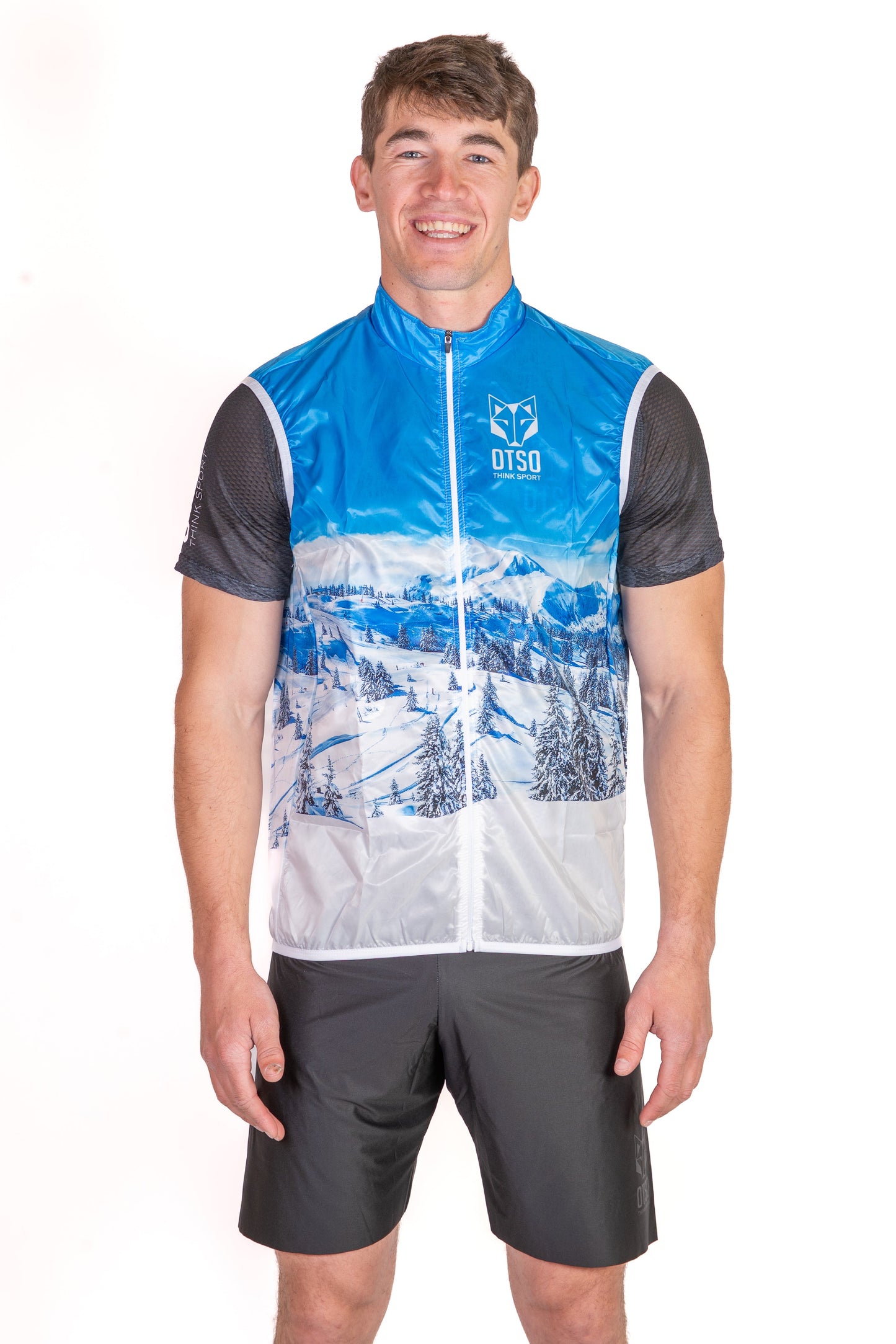 Unisex Running Vest - Snow Forest