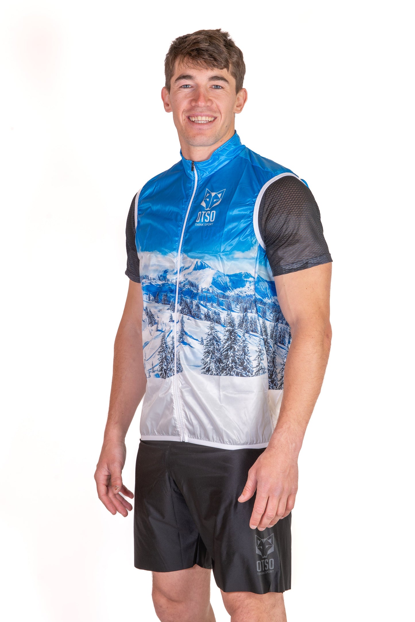 Unisex Running Vest - Snow Forest