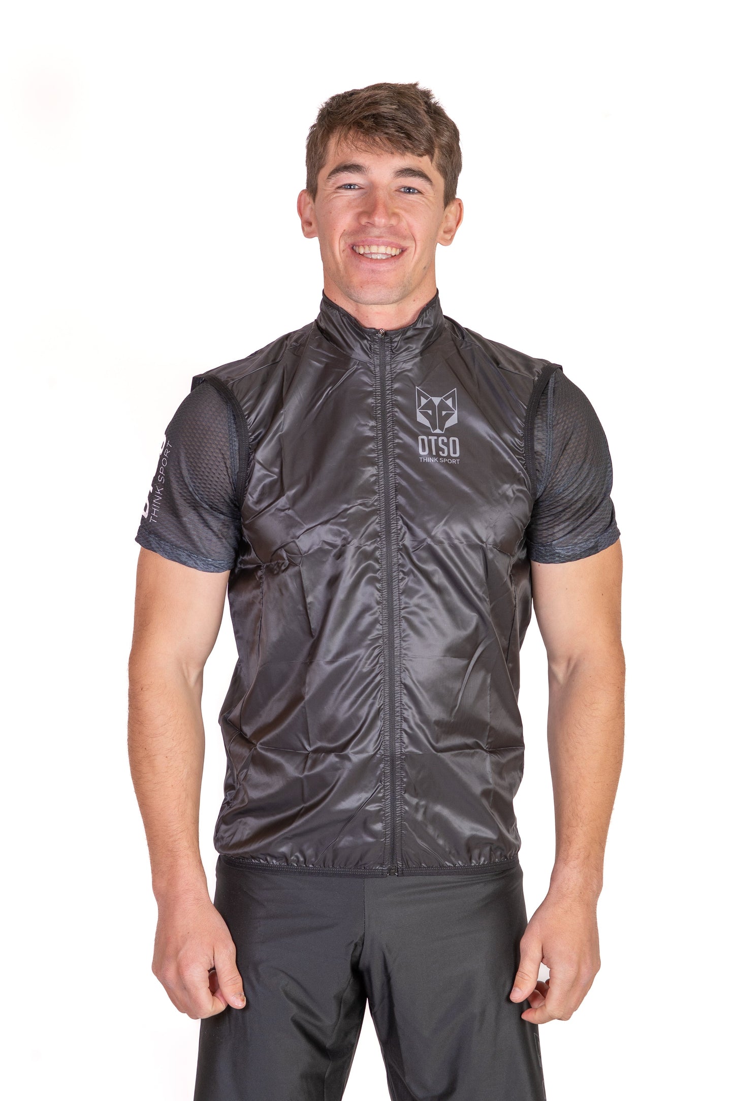Unisex Jogging Waistcoat - Black