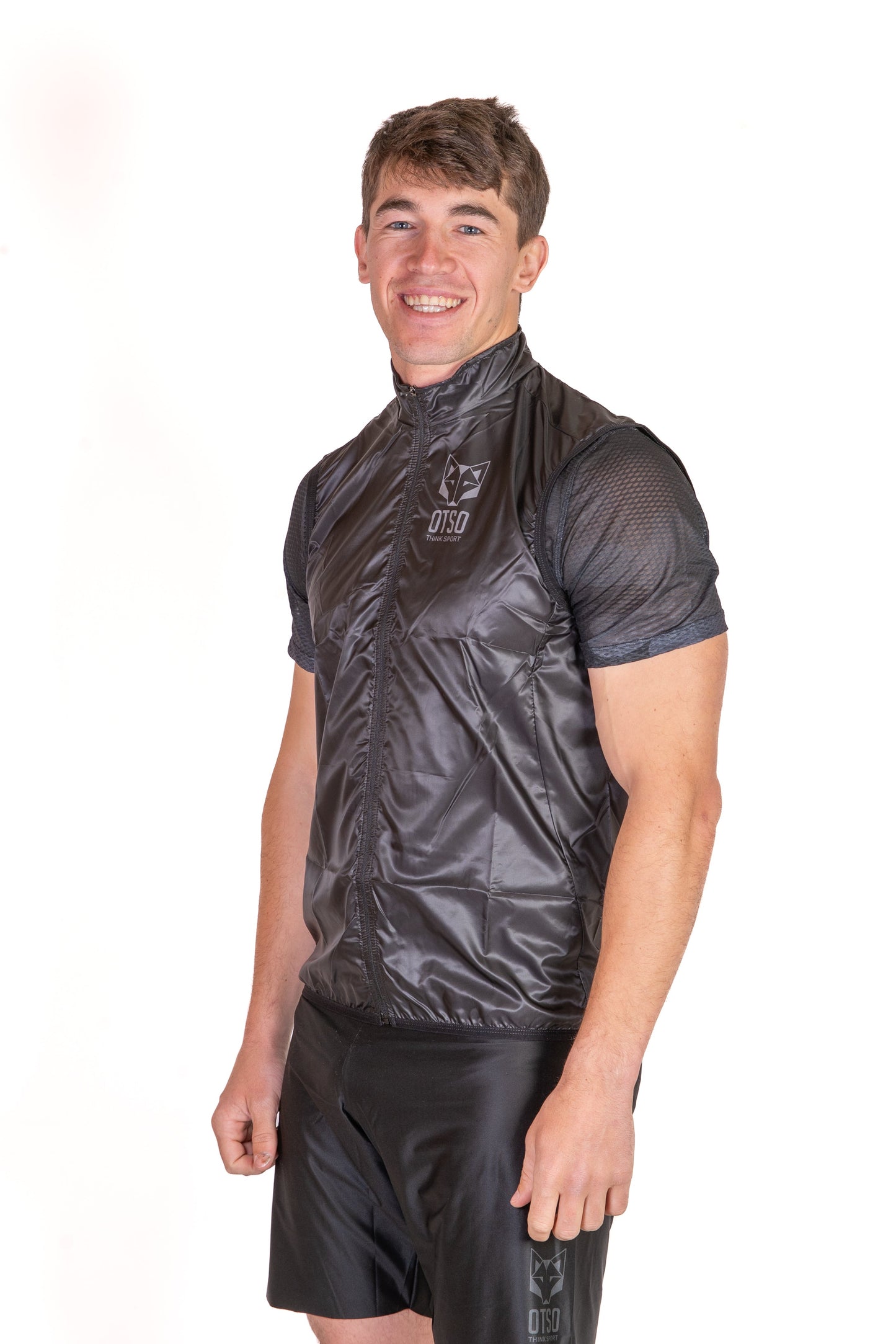 Unisex Jogging Waistcoat - Black