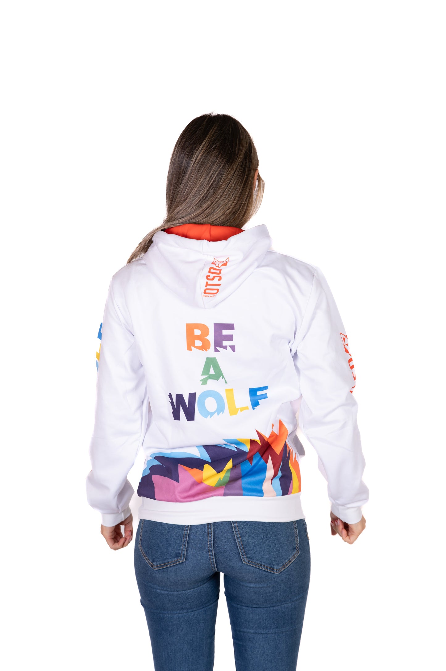 Kapuzenshirt - Sei ein Wolf