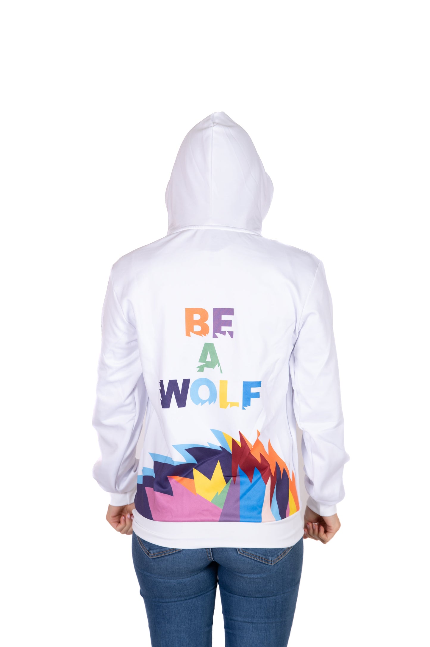 Kapuzenshirt - Sei ein Wolf