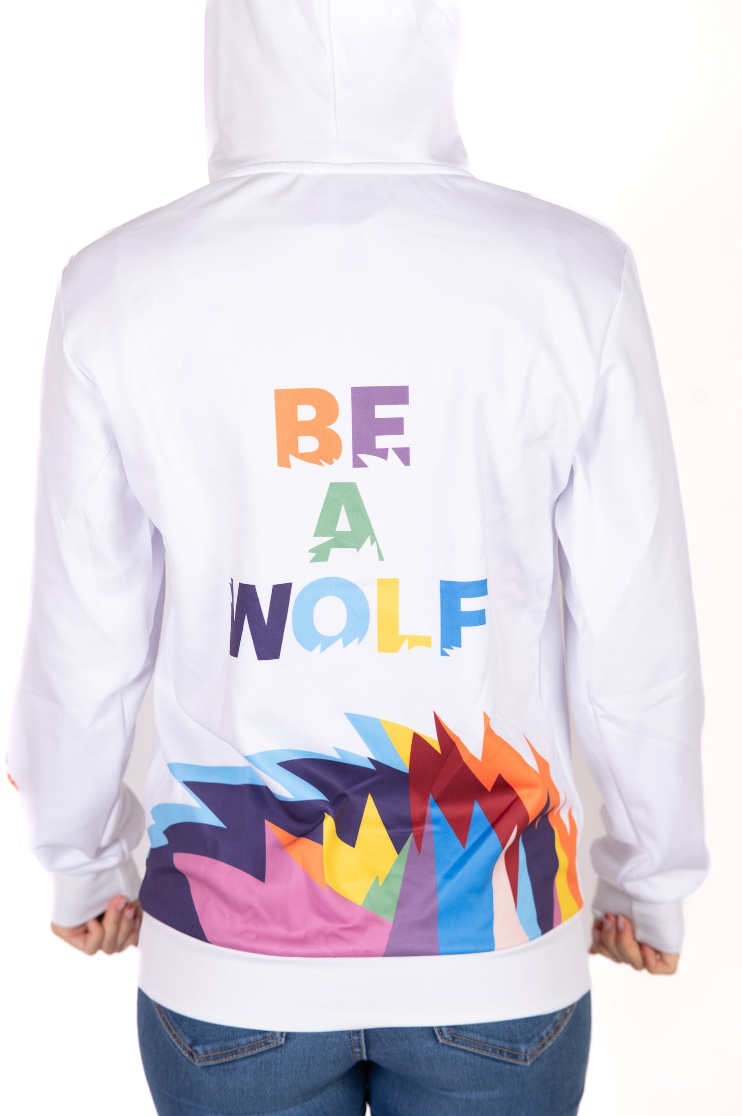 Kapuzenshirt - Sei ein Wolf