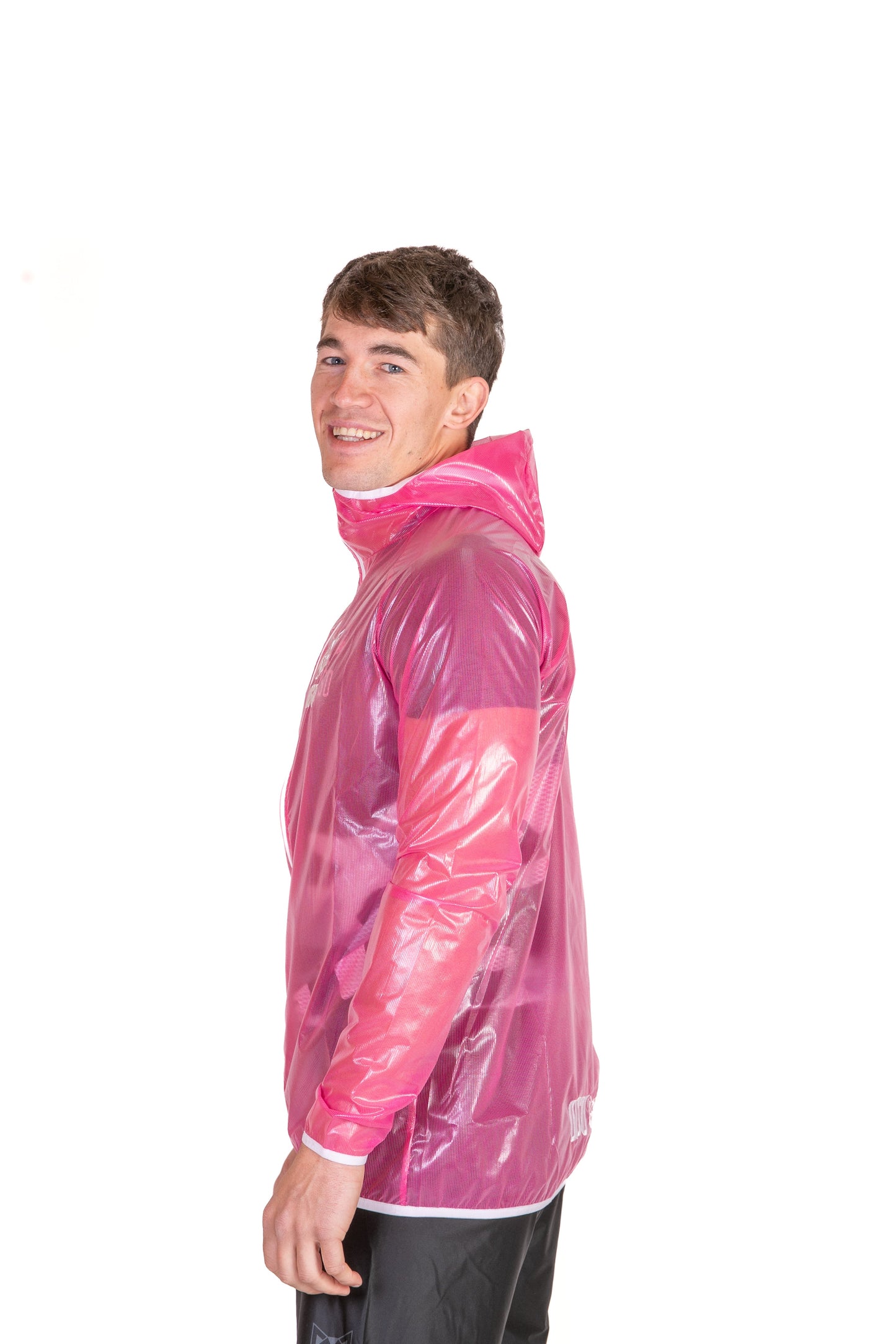 Waterproof Jacket - Fluo Pink & White