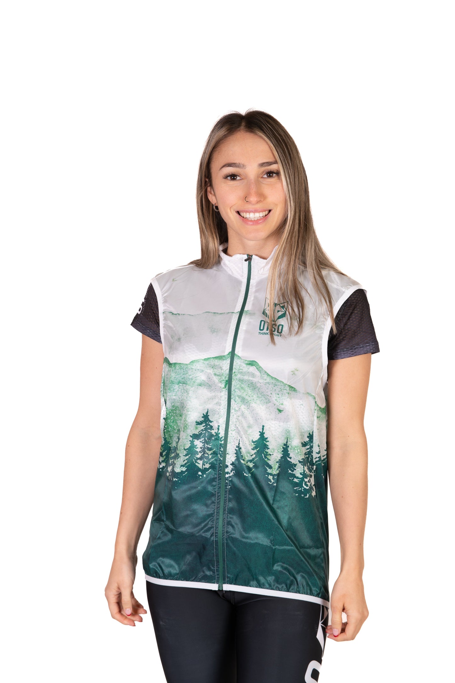 Unisex Running Vest - Green Forest