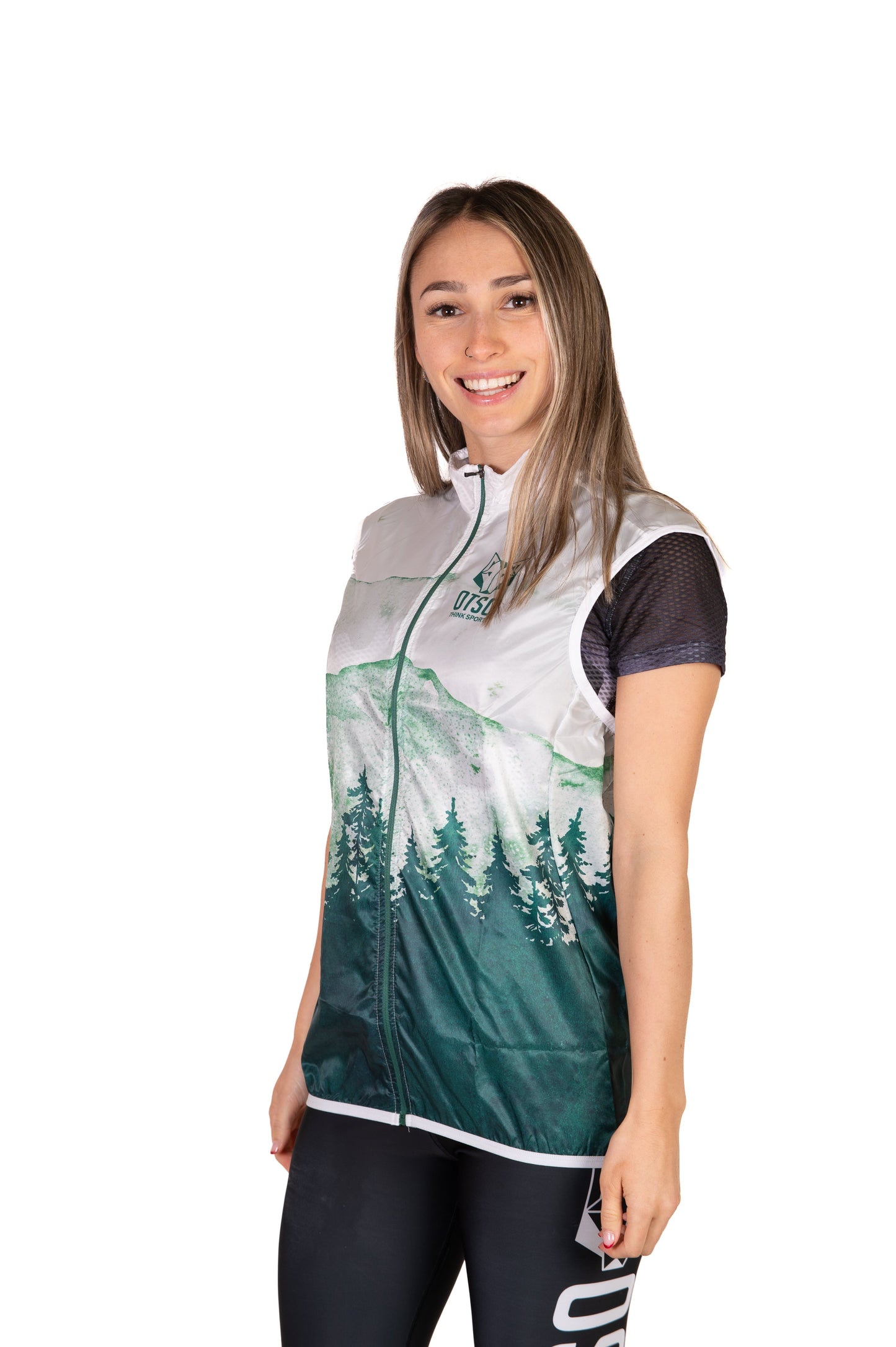 Unisex Running Vest - Green Forest