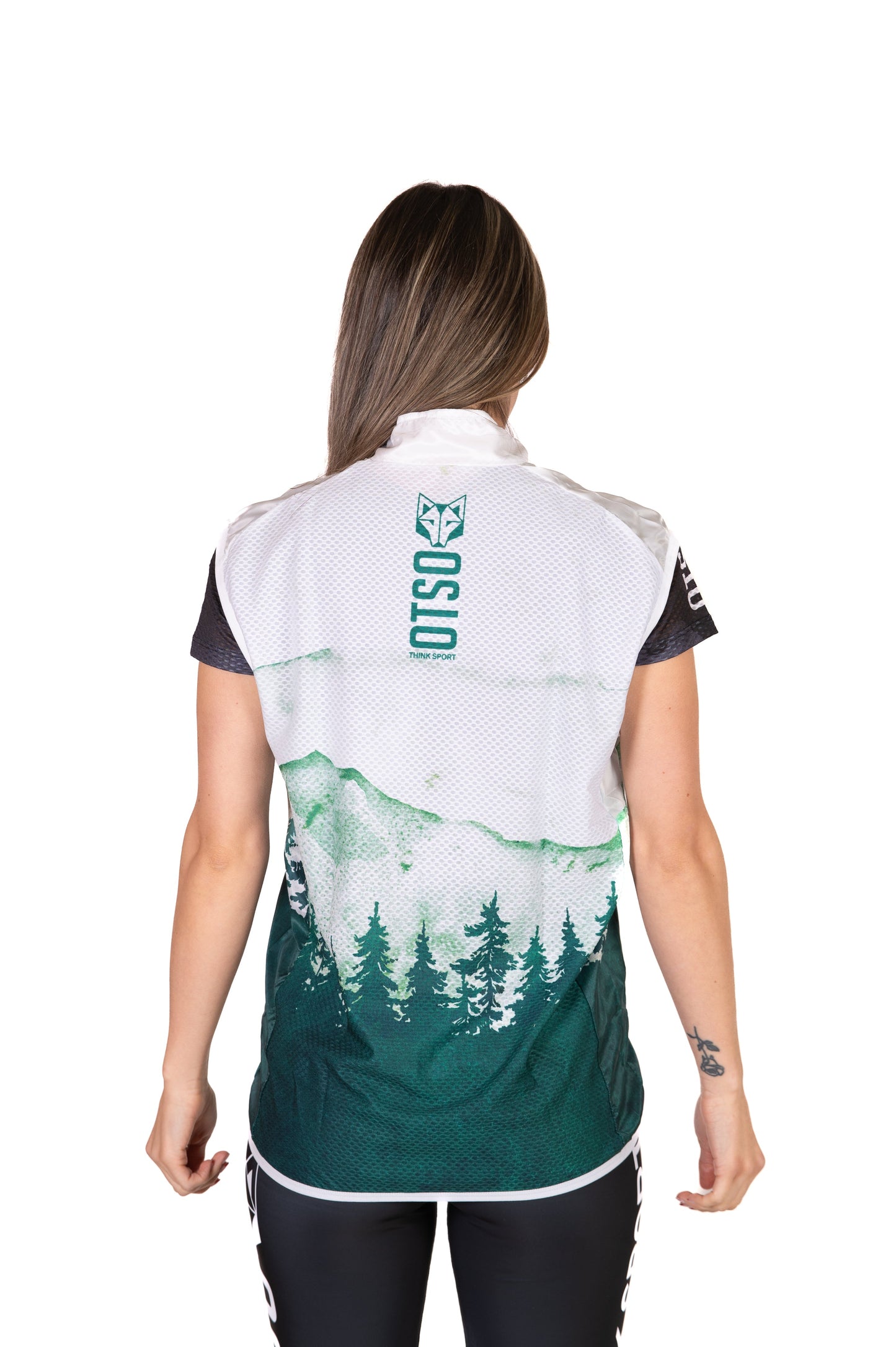Unisex Running Vest - Green Forest