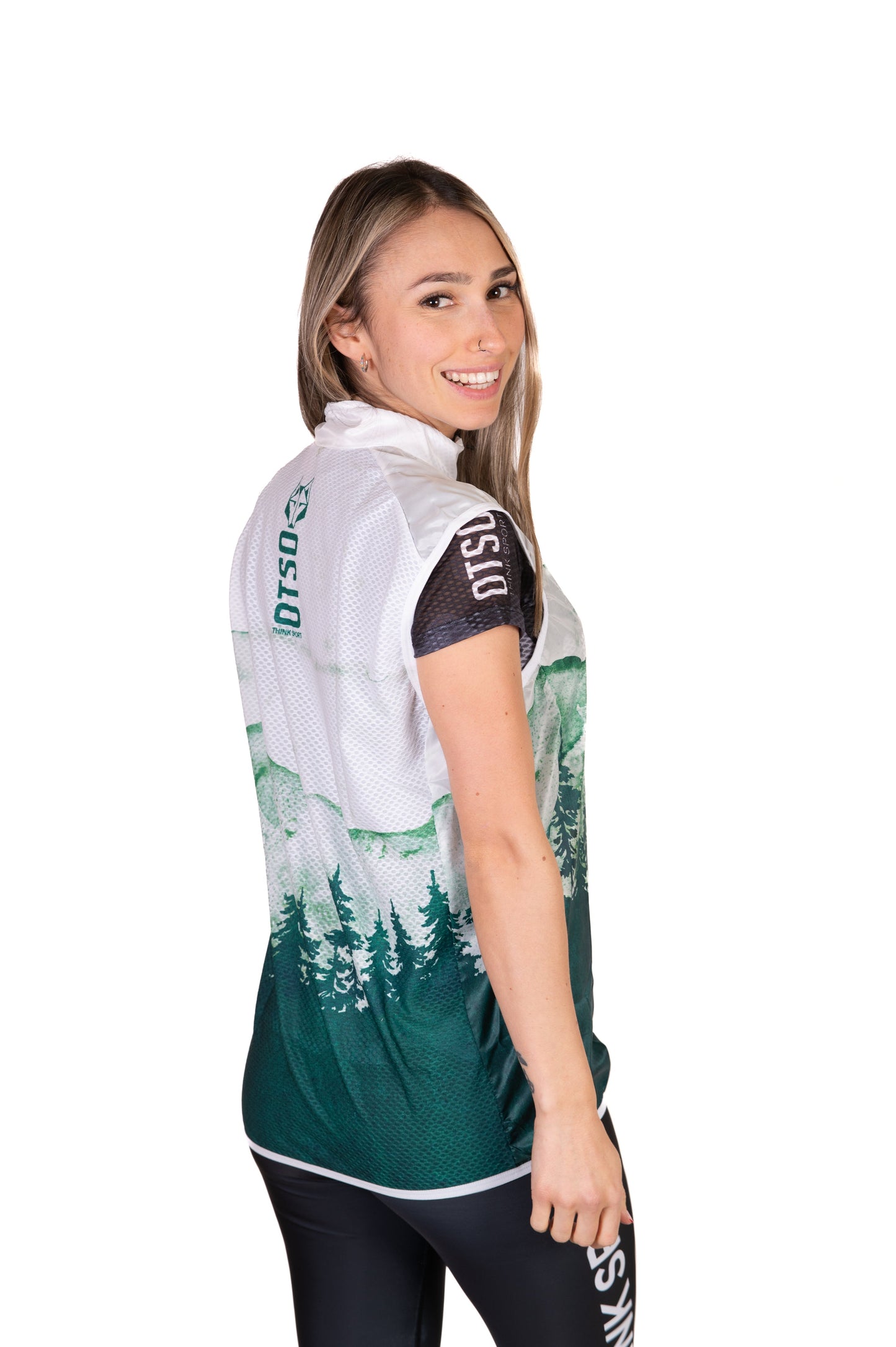 Unisex Running Vest - Green Forest