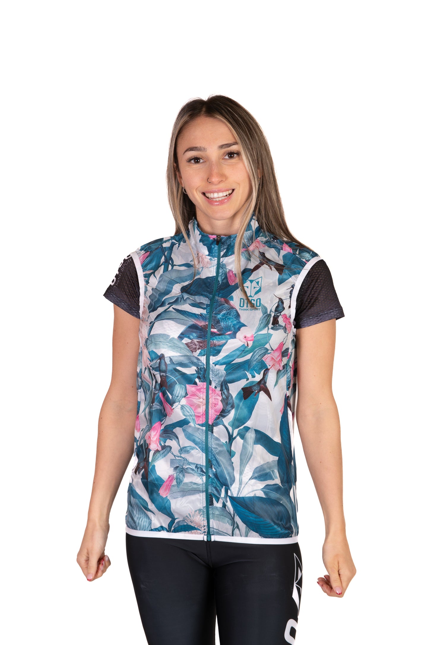 Unisex Jogging Waistcoat - Garden