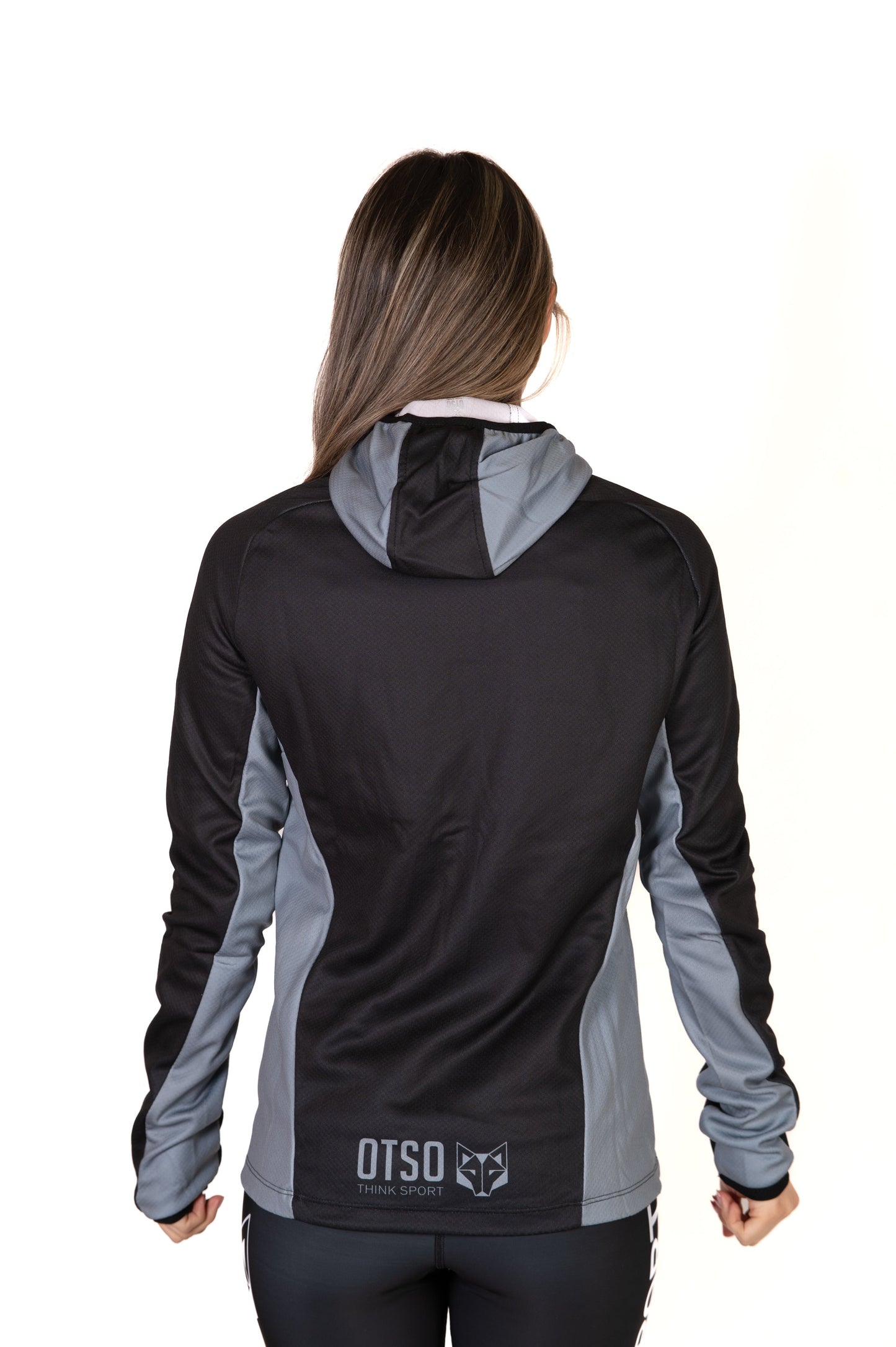 Unisex sport hoodie - Black & Grey