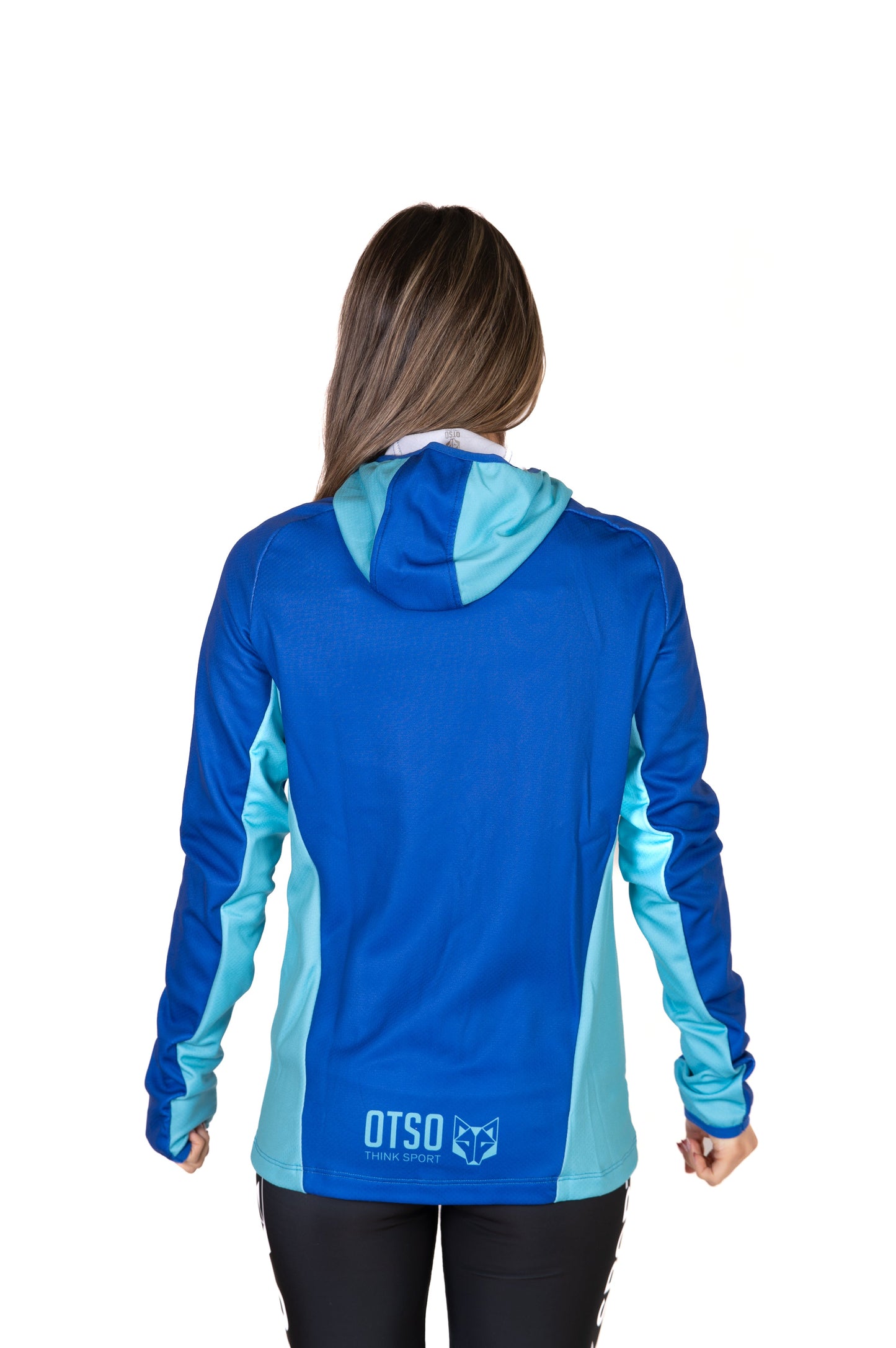 Unisex sport hoodie - Electric Blue & Light Blue